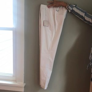 White Puma golf pants